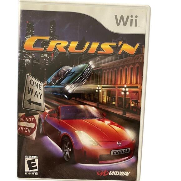 Nintendo Other - 𝅺Nintendo Wii Midway Cruisn City Import Muscle Car Racing Video Game Tested